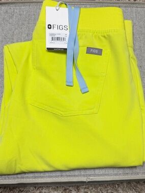 FIGS Citrine Zamora, Jogger Scrub Pants, XS